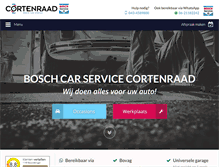 Tablet Screenshot of cortenraadautos.nl